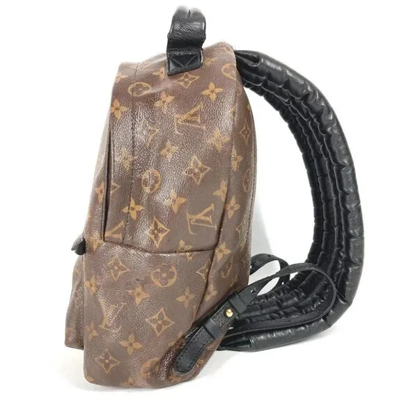 LOUIS VUITTON M41560 Monogram Palm Springs PM Mini Backpack Brown/Black - Picture 8 of 15
